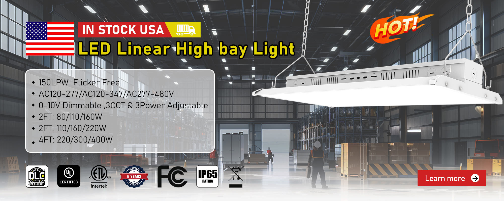qualité LED UFO Highbay lumière usine