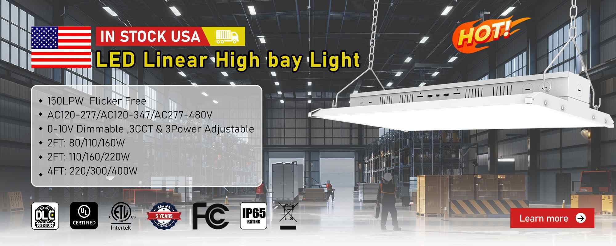 Qualité LED UFO Highbay lumière usine