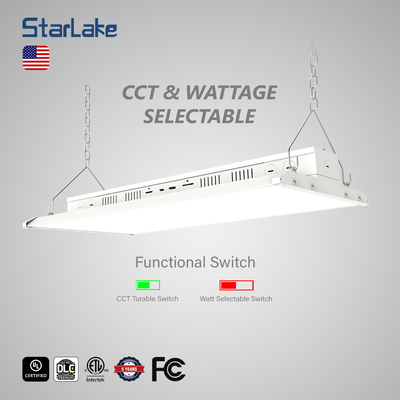 Lumière haute baie linéaire LED de puissance sélectionnable 13000lm avec CCT réglable