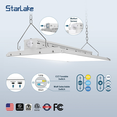 Éclairage à LED linéaire 80W 100W 120W Matériau en aluminium