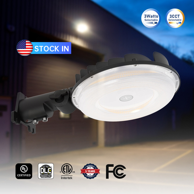 ETL UL Grand crépuscule à l'aube lumière de grange LED avec photocellule 60w 80w 100w 3Power et 3CCT réglable