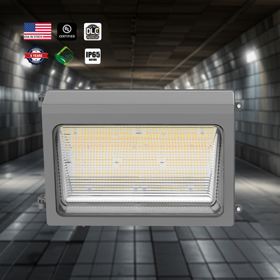 40W-120W IP65 Slim Led Wall Pack Light Pour les zones de stationnement Les entrées de chargement Les quais et les chemins