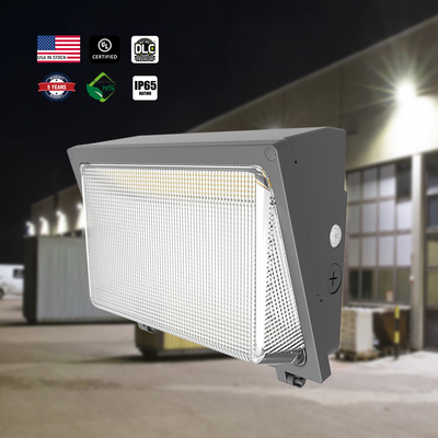 OEM FCC UL 30W-120W LED Wall Pack Light 140lm/W 3CCT réglable pour le tracé des quais de chargement