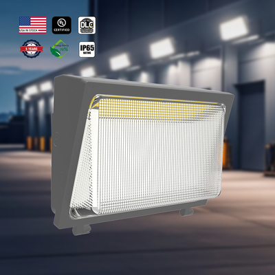 Street LED Wall Pack Lights avec capteur de mouvement Photocell 30W 40W 60W 80W 100W 120W Ip65