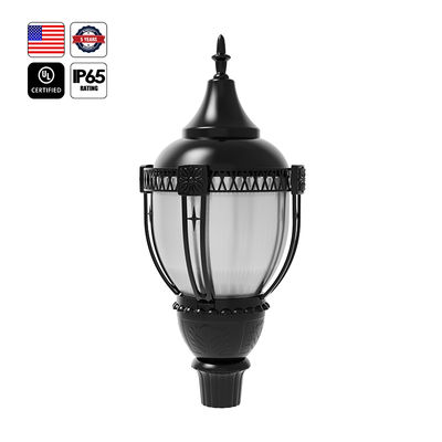 UL Outdoor LED Post Top Light US Stock IP65 Aluminium 30W 50W 60W 80W 100W LED Lumière de jardin pour le parc de stationnement