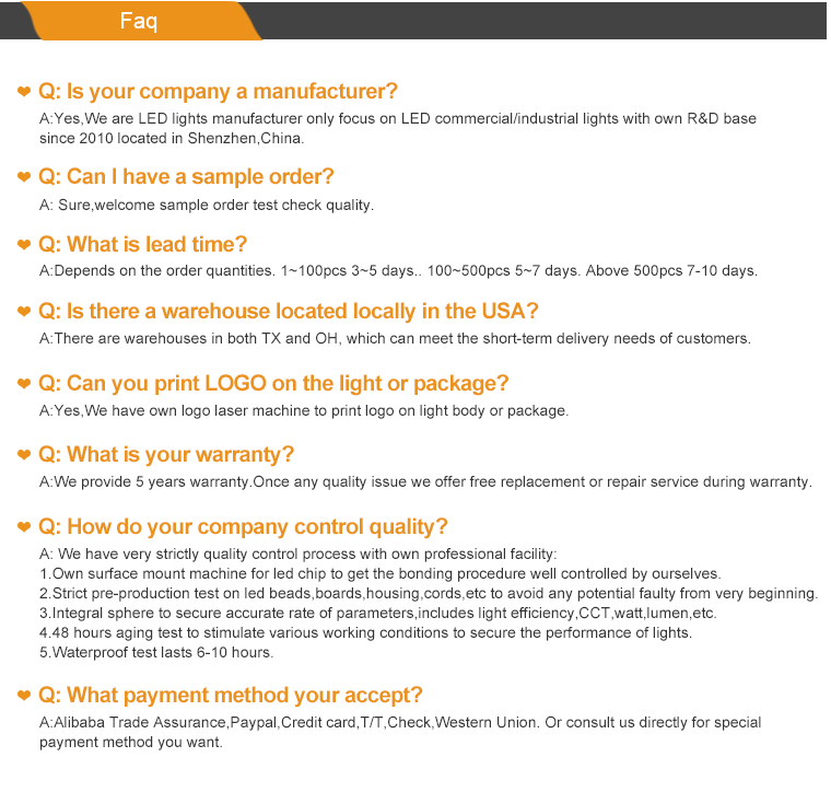 2700K-4000K Lampes &agrave; LED, 110Lm/w IP20 Lampes &agrave; LED 9