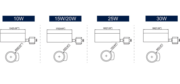 2700K-4000K Lampes &agrave; LED, 110Lm/w IP20 Lampes &agrave; LED 1