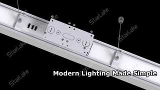 Solutions d'éclairage linéaire architectural LED modernes